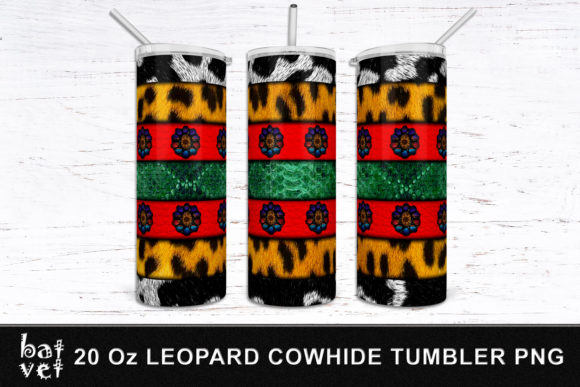 Download Cowhide Cheetah Snakeskin Tumbler Wrap - Premium Resources