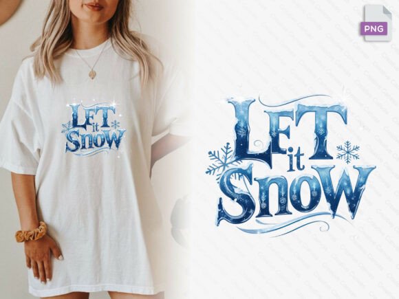 Download Let It Snow Frost Text Png - Premium Resources